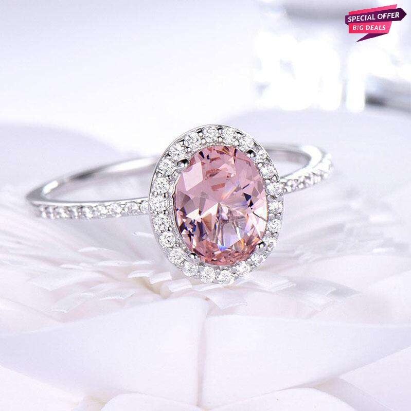 Prink Oval Princess Ring