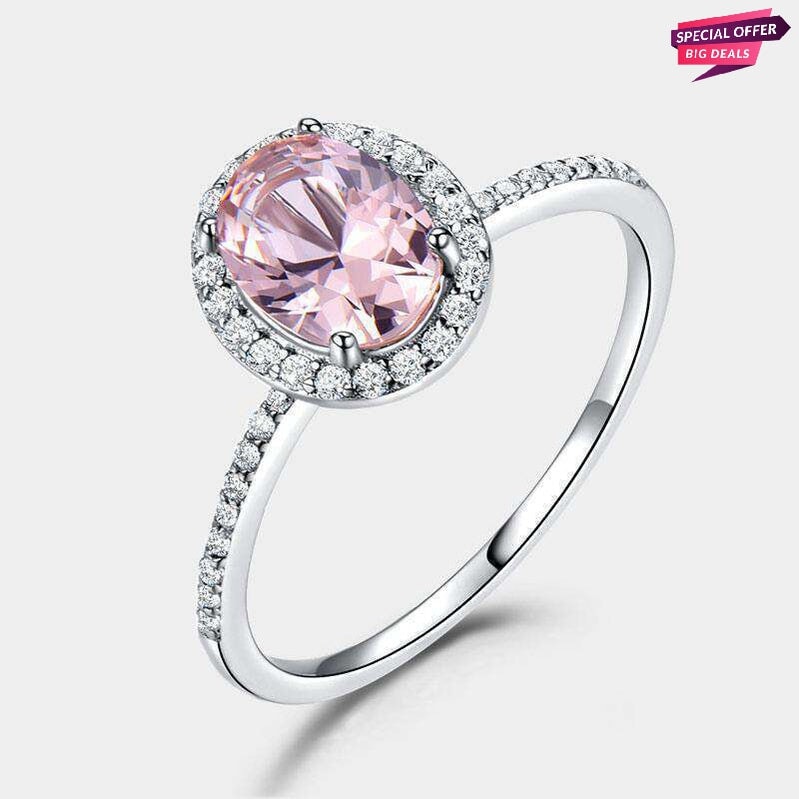 Prink Oval Princess Ring