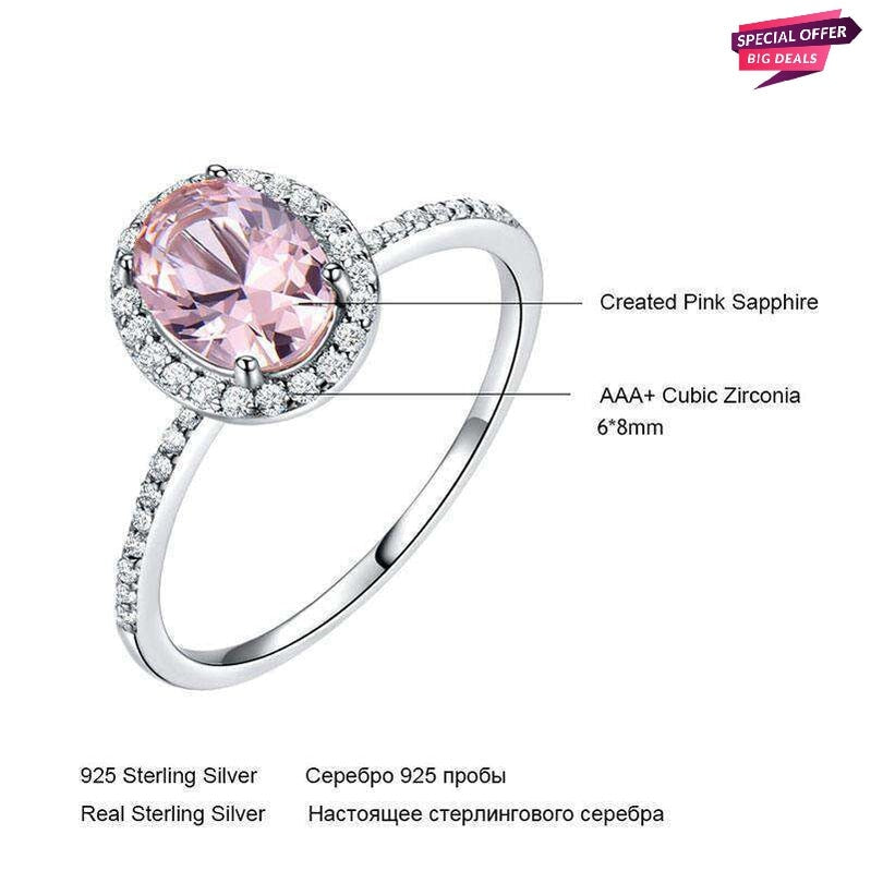 Prink Oval Princess Ring