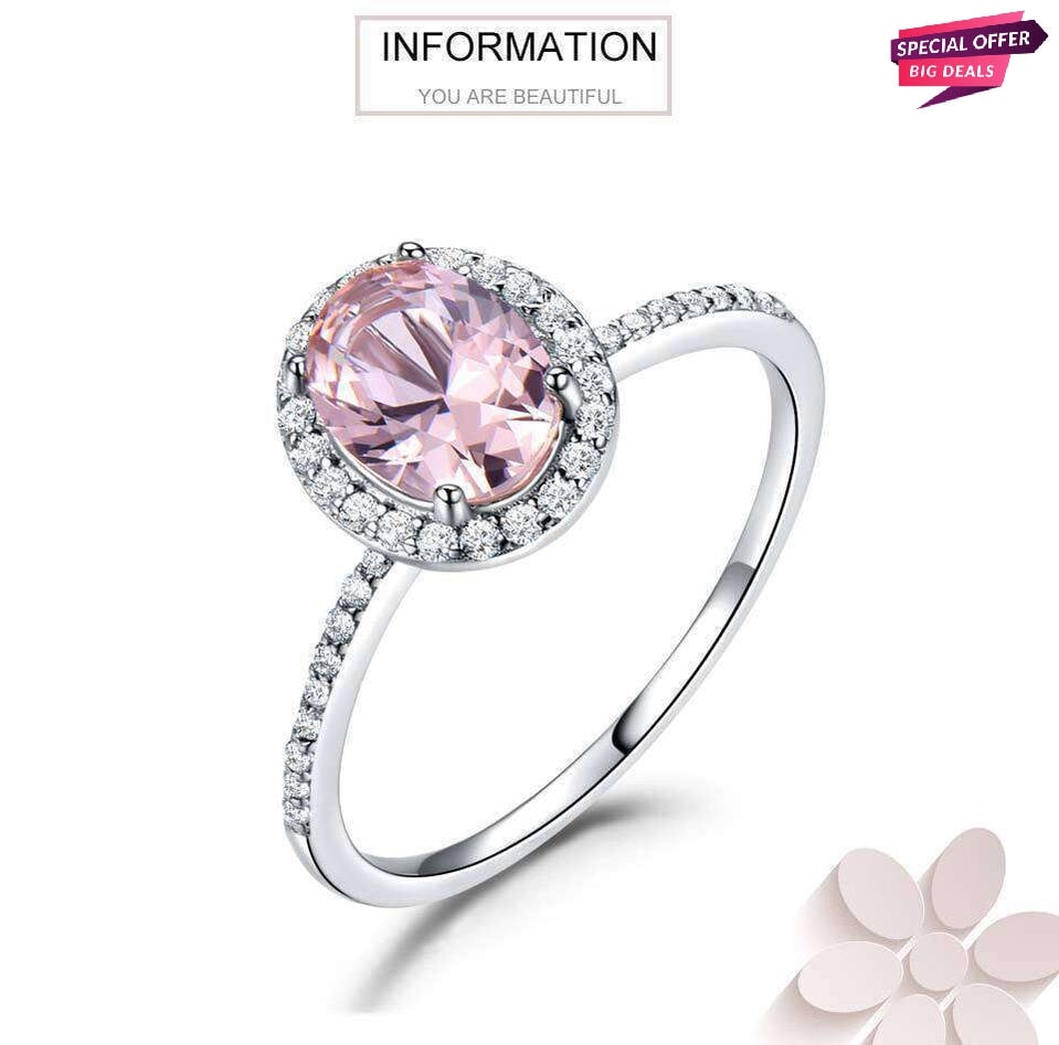 Prink Oval Princess Ring