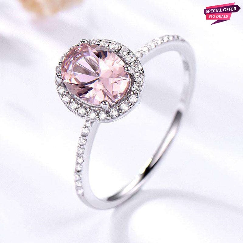 Prink Oval Princess Ring