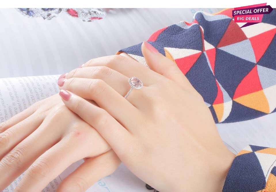 Prink Oval Princess Ring